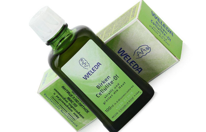 Антицеллюлитное масло Weleda с березовым экстрактом